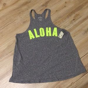 NWT- Racerback American Eagle tank Large